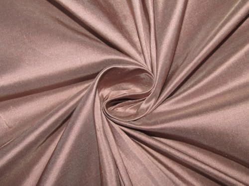 Tissu oignon rose en pure soie Dupioni pour confectionner votre robe de soirée