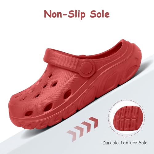 Image of AOVOG Kid Girls Boys Clogs Toddler Garden Shoes Slip On Shower Slide Sandals Beach Water Shoes