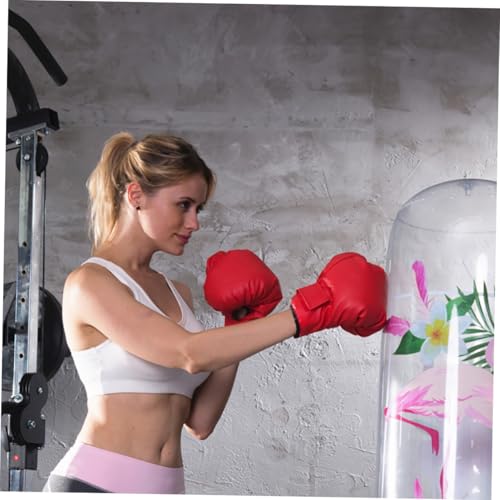 Guantes de boxeo tailandés con cubierta de PU resistente para adultos 6