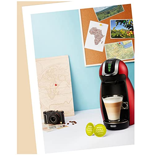 Kaffeevollautomat Kaffeevollautomat Mini Haushalt Kapsel Kaffeeservice Kaffeevollautomat rot – Bild 3