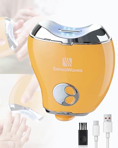 3-in-1 電動爪切り ベビー&大人用USB充電式トリマー LEDライト付き ポリッシャーとストレージコンテナ付き 子供、高齢者&介護者のための調節可能なスピード爪切り (安全で静か)