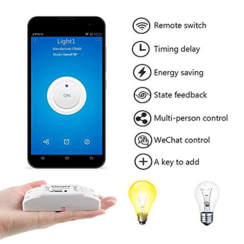 Acemax Sonoff – Trådlöst fjärrkontrollset med Wi-Fi för smarta hem