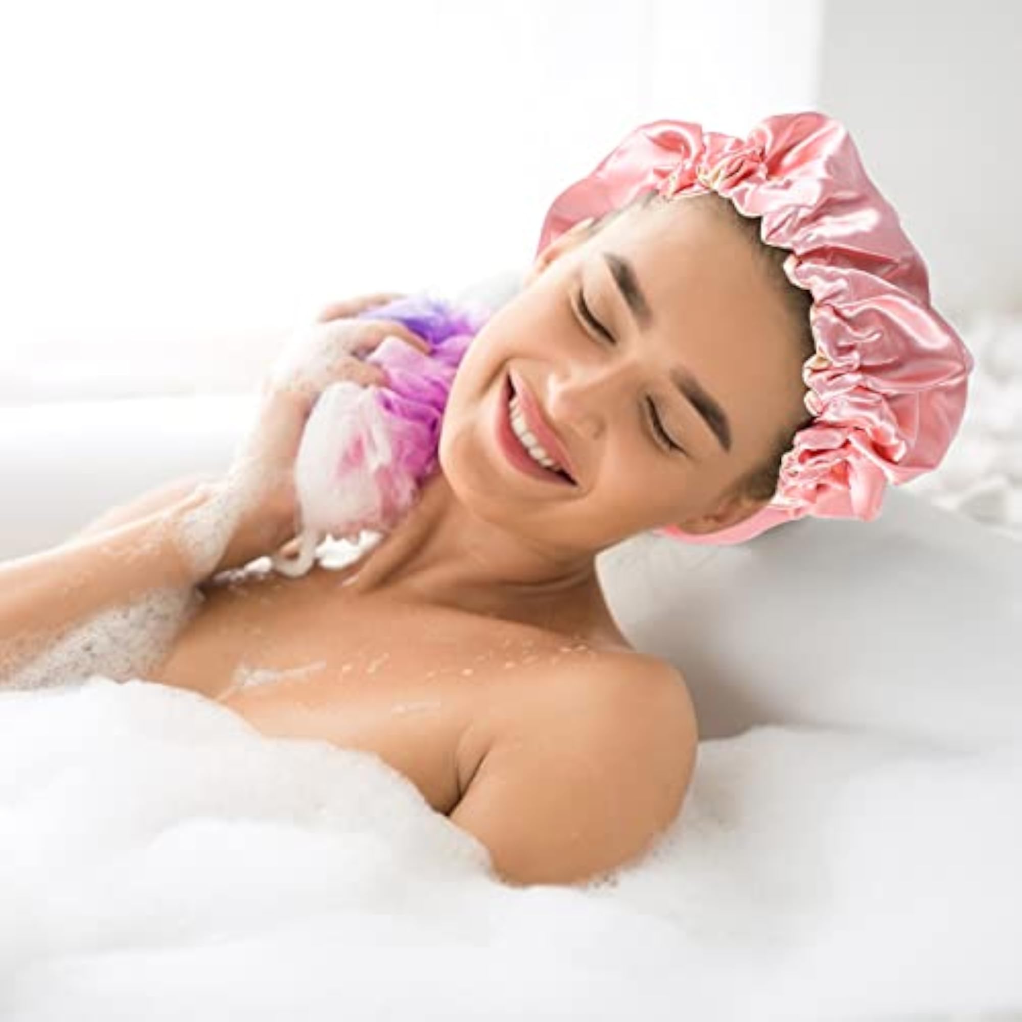2pcs Loofah Sponges Bath Wipes