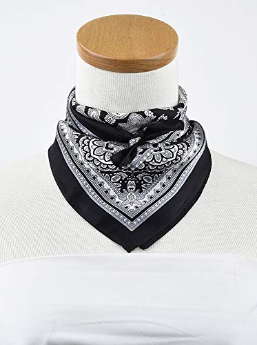 corciova 21x21 Real Silk Neck Scarf Lightweight for Women Small Soft Hair Scarf Bandana Headband Headscarf2