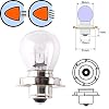 cyclingcolors Ampoule 6V 15W P26S phare avant moto cyclomoteur scooter mobylette
