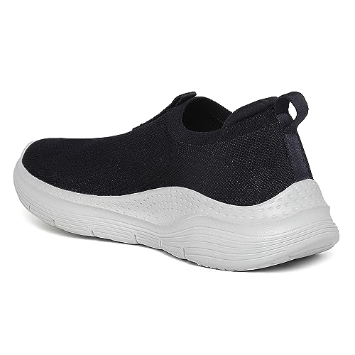Image of Action | Athleo | WALKER-113 | Men's | Slip-On | Walking | Shoe | Breathable | Flexible | Lightweight | Comfortable | Sports | Shoes