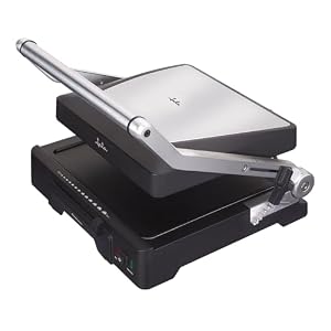 Jata GR1100 Elektrischer Tischgrill Schwarz/Silber