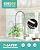 Kitchen Faucet and Water Filter Faucet: Stainless Steel Kitchen Sink Faucet with Drinking Water Faucet - Brushed Nickel Single Handle Tap with Pull Down Sprayer for Kitchen Sink Farmhouse Bar