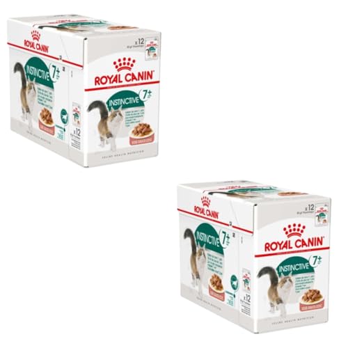 ROYAL CANIN INSTINCTIVE 7+ in Soße | Doppelpack | 2 x 12 x 85 g | Alleinfuttermittel für ausgewachsene Katzen ab 7 Jahren | Zur Unterstützung der Vitalität und Nierengesundheit