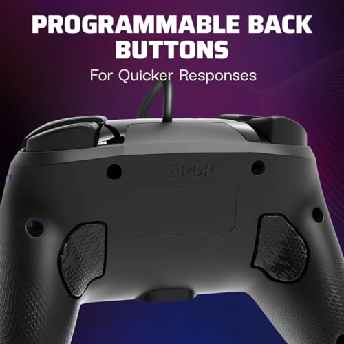 Image of PDP Afterglow Wave Wired RGB Gaming Controller - Officially Licensed for Nintendo Switch, Switch Lite & Switch - OLED Model, Nintendo Switch 2, Customizable Lighting, RGB - Black