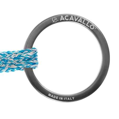 Acavallo Jumpe Alupro Snaffle Bit, 13 cm, titânio