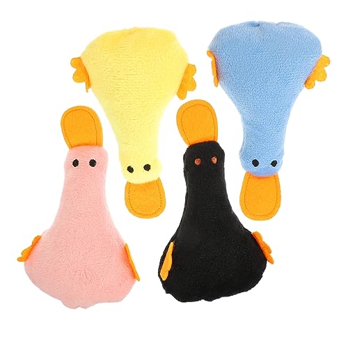 TOGEVAL 4個 面白い猫のおもちゃ 猫のペンのおもちゃ キャットニップ 猫の事 猫ぬいぐるみ 猫のおもちゃインタラクティブ 猫 猫用 猫インタラクティブ 猫のアクセサリー イヌハッカ