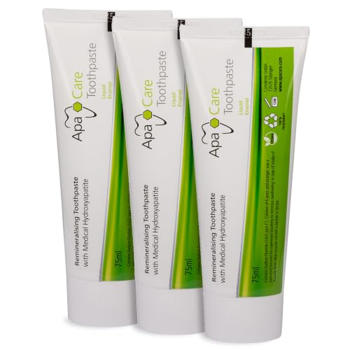 ApaCare Dentifricio Riparatore Smalto Liquido Idrossiapatite Fluoro 3x75ml