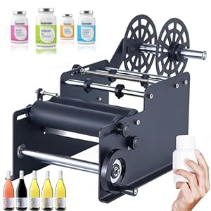 Qylttdm qy0245 Flaschenetikettierer Halbautomatik 30 Stk/Min