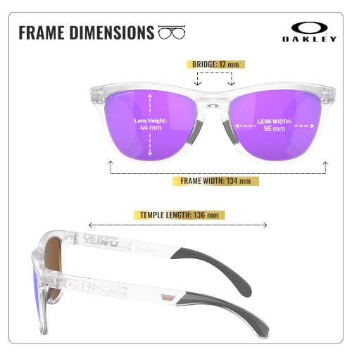 Image of Oakley FROGSKINS RANGE OO9284 Round Sunglasses With Official Eyewear Kit | Men's Sunglasses