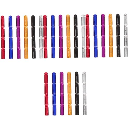 POPETPOP 4sets Professional Supplies Flight Wing Protectors Aluminum Flights Sleeves Boards Accessories Correctors 24pcs*4