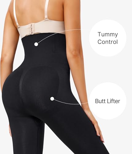Nebility Shapewear Tummy Control High Waisted Body Shaper for Women Thigh Slimmer Butt Lifting Shapewear3