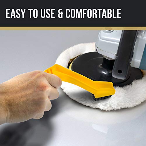 Tcp Global - Foam Buffing Pad Conditioning Brush - Stiff Nylon Bristles - Cleaning Recondition Tool For Polisher Buffer Foam And Microfiber Polishing And Compound Pads And Bonnets - Car Auto Detailing #TOP4