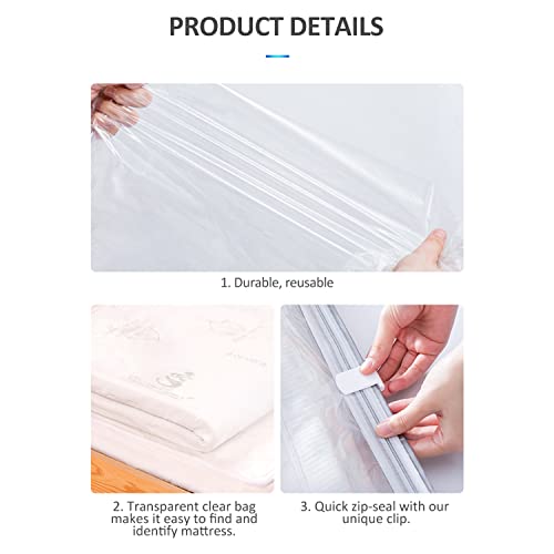Mattress Vacuum Bag, 180*85*30cm Large Vacuum Mattress Bag, Reusable Space Saver Bags - Image 4