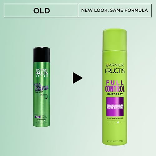 Garnier Fructis Style Full Control Anti-Humidity Hairspray, Ultra Strong Hold, 8.25 oz. - image 2