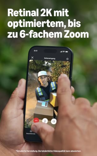 Ring Outdoor Camera 2K, Außenkamera, Akku (neueste Gen.), Einfache Installation, Weitwinkel-Video in Retinal 2K, optimierter… – Ansicht 3