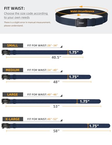 Image of IDOGEAR SPORTS Quick-Adjust Tactical Ratchet Belt | Heavy-Duty 1000D Nylon for EDC, CCW & Duty Use