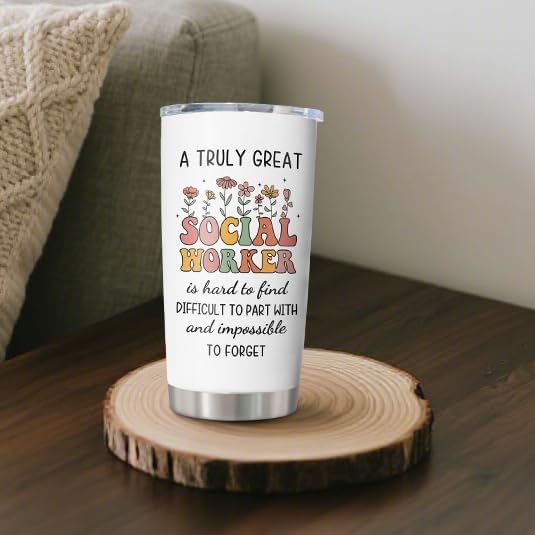 Social Worker Gifts, Social Worker Appreciation Gifts, Social Work Gift for Women, School BSW MSW DSW Graduation Appreciation Gift, Social Workers Tumbler Stainless Steel 20 Oz - Image 6