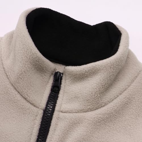 Toddler Girls Boys Polar Fleece Jacket Warm Zipper Coat Winter Outerwear with Pockets4