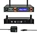Wireless Microphone System, FREEBOSS KV-22 VHF Dual Channel Handheld Wireless Mic,with Metal Receiver, Ideal for Karaoke, Church, DJ Party