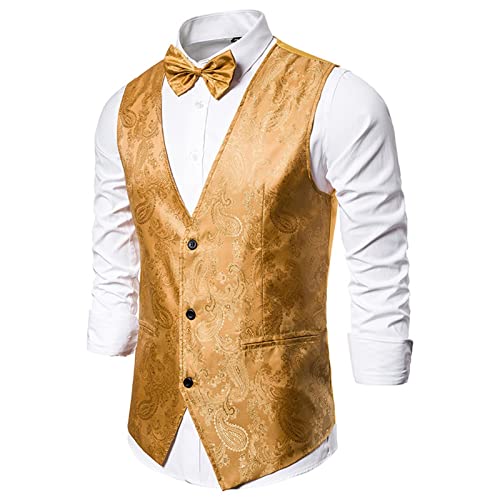 Chaleco de fiesta para bodas con corte ajustado retro para invitados