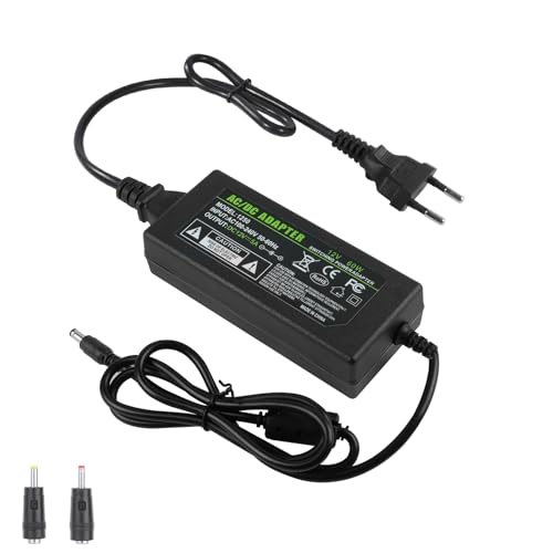 OFFCUP Transformador, 12V 5A Adaptador de Corriente 60W, Fuente de Alimentación Transformador Voltaje para Tiras de luz LED, CCTV, cámaras, Cajas de TV, parlantes, enrutadores, tabletas, etc.