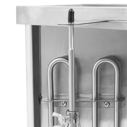 NaMaSyo Dönergrill vertikaler Elektrogrill Gyrosgrill Dönerspieß Edelstahl elektrisch Grill mit Mittelspieß Grillspiesse für Döner, Gyros, Schaschlik – Bild 8