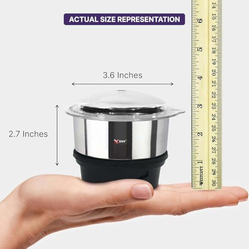 Image of XIVY Mixer Grinder Chutney Jar Suitable for All mixer Grinder | SS (180 ML)