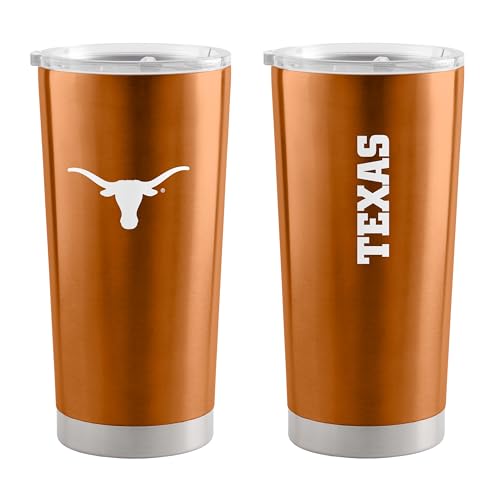 Image of Logo Brands 20 oz Powder Coat Tumbler- Insulated Tumbler with Lid for Water, Iced Tea or Coffee, Smoothie and More