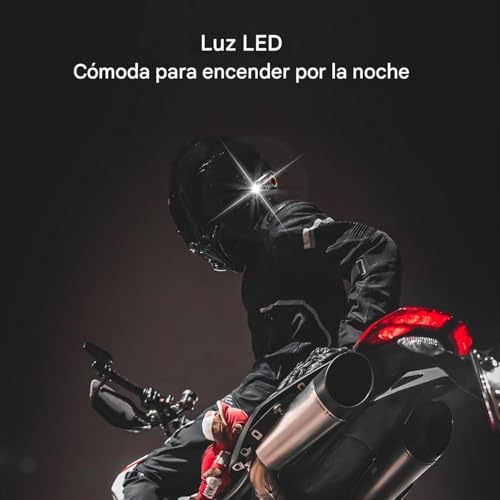 Intercomunicador de moto para solucionar el aislamiento con auricular impermeable y luz 3