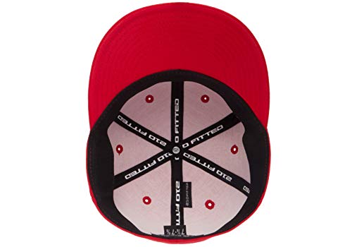 Image of Flexfit Premium 210 Fitted Flat Brim Baseball Hat