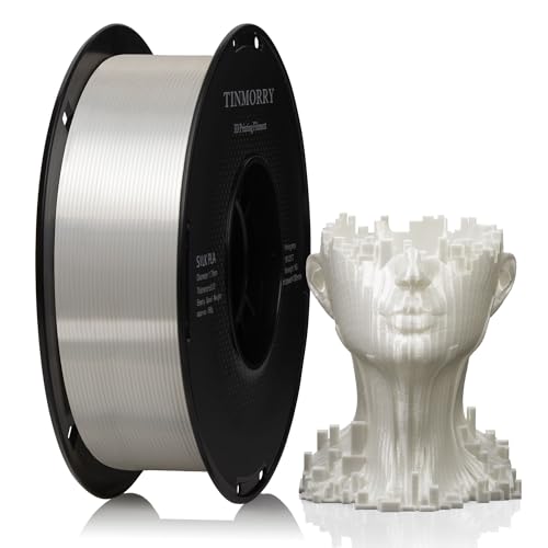 TINMORRY PLA Filament 1.75mm 1kg, Silky Shiny PLA 3D Printer Filament, Compatible with Most FDM 3D Printers, 1 KG 1 Spoo