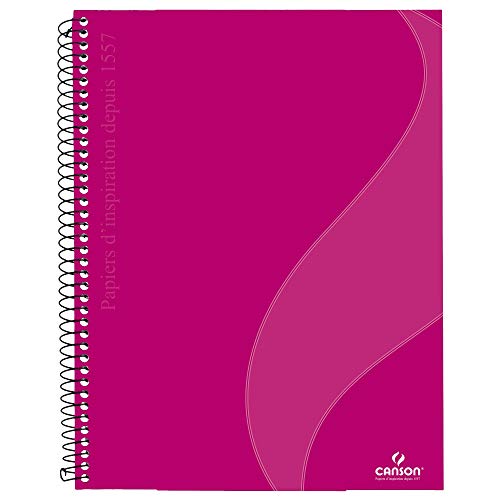 Caderno Desenho A4+ 140g/m², Canson, 71400266BR, Rosa Pink, 40 Folhas