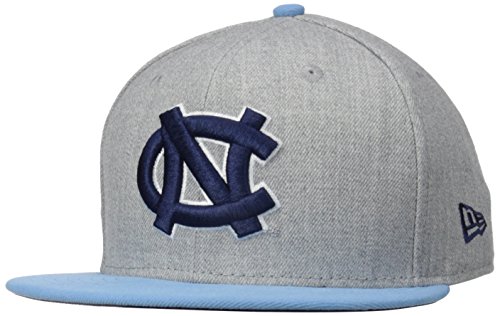 New Era NCAA North Carolina Tar Heels Bind Back 9Fifty Snapback Cap, Medium/Large, Gray