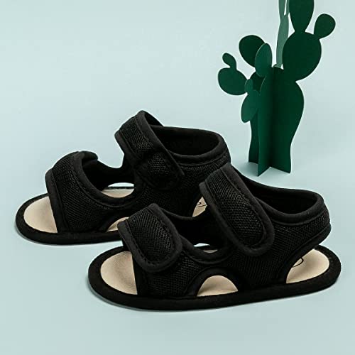 Sawimlgy Baby Girls Boys Sandals Summer Canvas 2 Strap Hook Loop Shoe Soft Sole Mesh Infant Toddler First Walkers Beach Shoes #TOP4