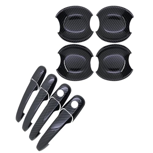 Accessoires voiture Mazda CX-9 TB look carbone poignée style - 4