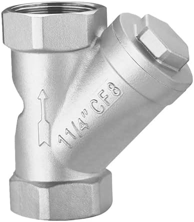 Stainless Steel Y Shaped Strainer Filter Valve Female Thread Mesh Filter image 2