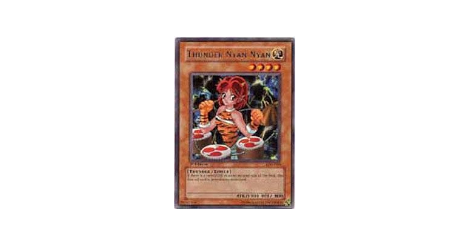 Amazon.com: Yu-Gi-Oh! - Thunder Nyan Nyan (LOD-059) - Legacy of