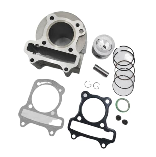Piston et joints GY6 150CC 57.4mm de haute précision mécanique pour moteur thermique 157QMJ