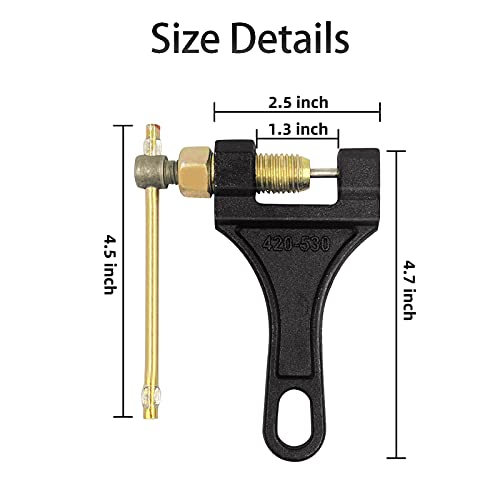 Chain Breaker Klinkgereedschap voor Motorfiets ATV Crossmotor Scooter Fiets Tractor Heavy Duty 420 428 520 525 528 530 Chain Splitter Cutter Link Remover Chain Tool - Image 3