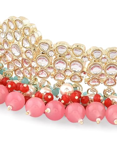 Juego de joyas de perlas Kundan para bodas y eventos especiales