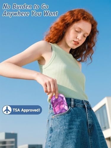 youshares portable insulin cooler travel case - tsa approved diabetic medication cooling bag eva insulated organizer for epi pens refrigerated diabetes supplies carrying storage kit with 2 ice pack