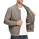 Rdruko Bomberjacke Herren Blouson jacke Übergangsjacke Leichte Fliegerjacke Herbst Male Freizeit Outdoor Jacken-Khaki 3XL