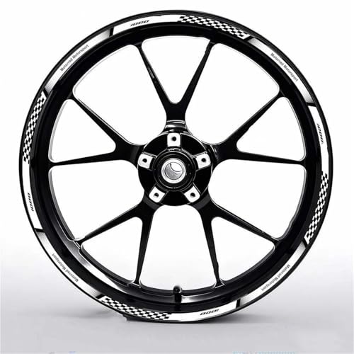 Roue Moto Réfléchissante 17 Autocollants pour Vos Sorties Nocturnes en S1000RR