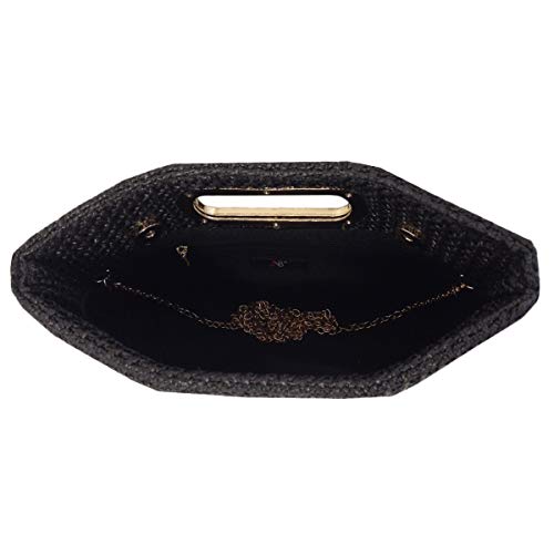 Image of Top Handle Straw Clutch